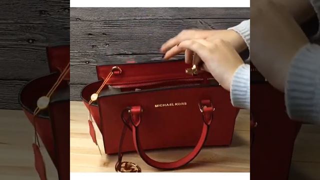 Сумка кожаная Michael Kors смотреть онлайн