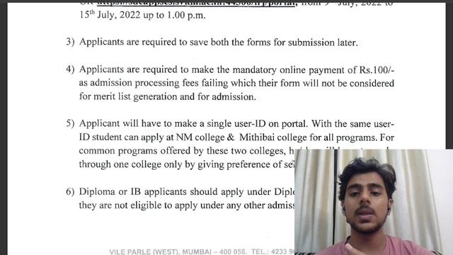 Mithibai College Latest Updates! - Forms not accepted? смотреть онлайн