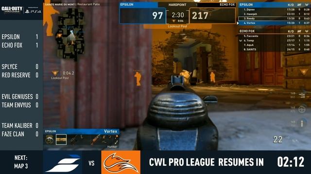 Echo Fox vs Epsilon eSports | CWL Pro League | Stage 2 | Week 6 Day 3 смотреть онлайн