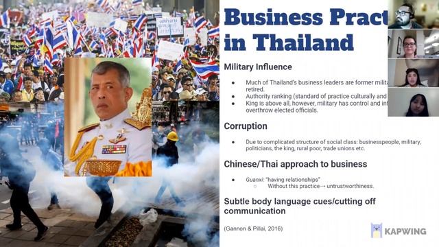 Cultural Business Presentation : Thailand смотреть онлайн