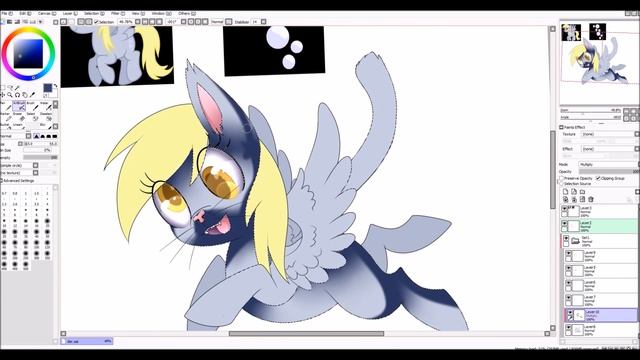 Derpy Kitten [MLP Speedpaint] смотреть онлайн