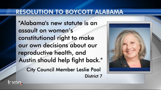 Austin City Council member calls for Alabama boycott after anti-abortion law passes смотреть онлайн
