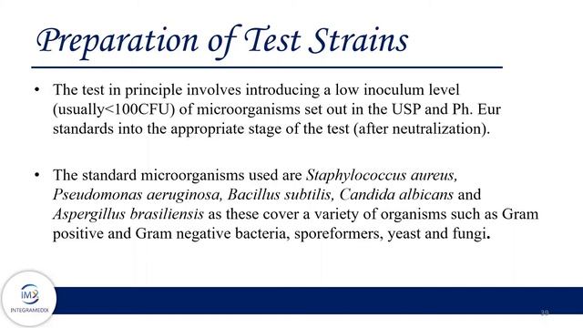 Pharmaceutical microbiology, method validation for microbial test Integramedix free webinar смотреть онлайн