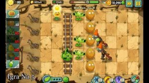 Wild West Day 19 - Plants vs Zombies 2 (Прохождение)
