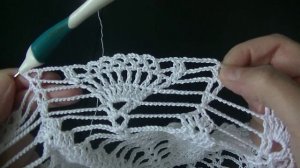 Скатерть  простая  для начинающих. Часть 4.