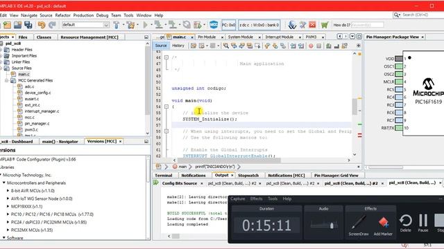 CONTROL DE VELOCIDAD ( PID ) DE UN MOTOR DC CON PIC Y MPLAB XC8 смотреть онлайн