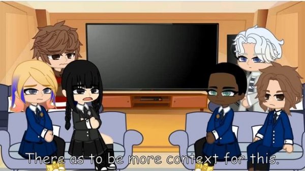 Nevermore react to Wednesday | Wednesday| Wenclair