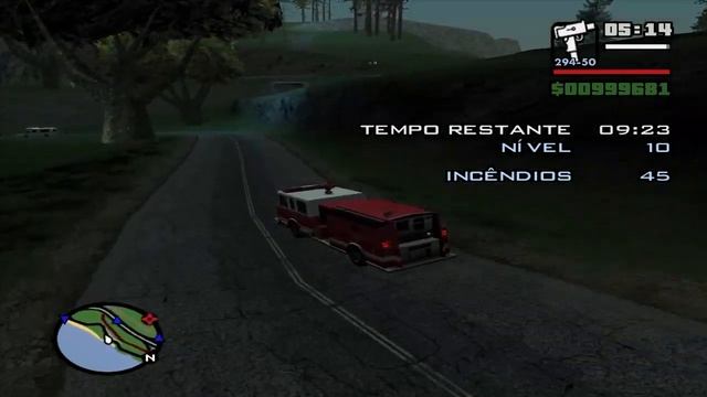 Dingo no GTA San Andreas - Missão de Bombeiro! #42 смотреть онлайн