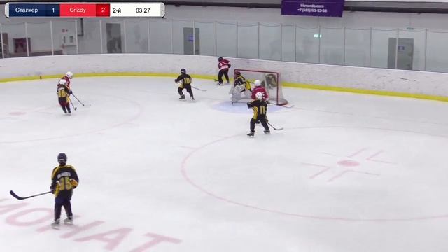 ХК "Grizzly" - ХК "Сталкер" (U-10) 03.02.2019 смотреть онлайн