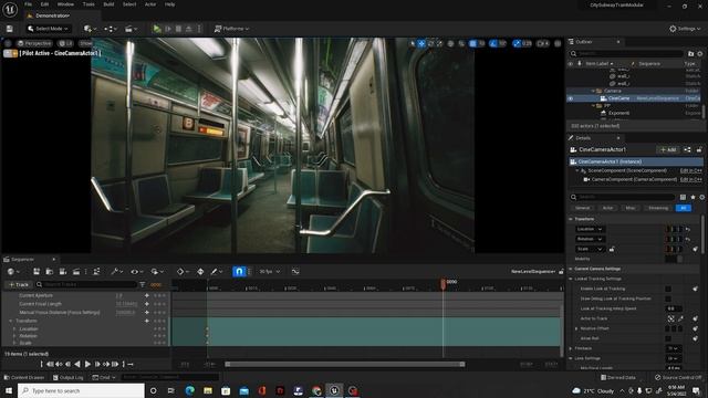 Unreal Engine 5 Beginner Tutorial | Sequencer | Cinematic Renders in UE5 смотреть онлайн