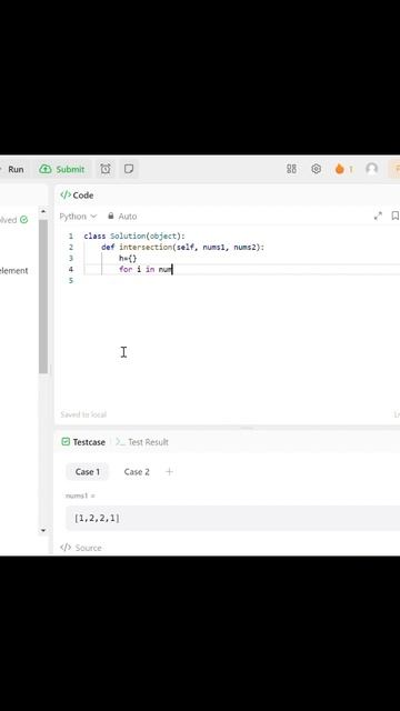 Intersection of Two Arrays Problem #leetcode #leetcodesolutions #python #trending #youtubeshorts смотреть онлайн