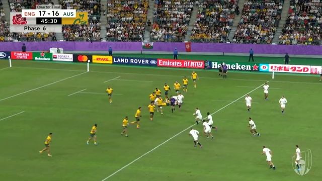 Highlights: England 40-16 Australia - Rugby World Cup quarter-final смотреть онлайн