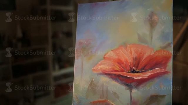 The Artist Paints A Picture