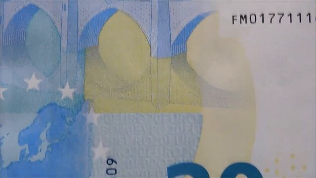 20 Euro Banknote! #EUROS #EUROBANKNOTES смотреть онлайн