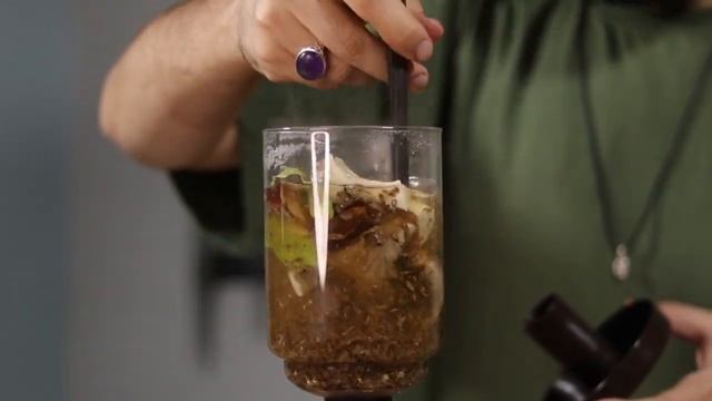 Truffle, Ganoderma And King Oyster Mushrooms Veil (Coffee Siphon) 🍄🍄🍄