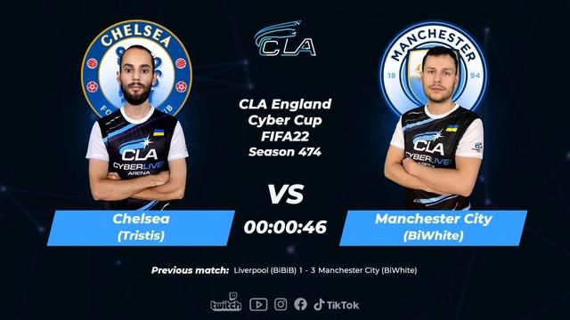 2022.09.27 ► UA Division CLA England Cyber Cup FIFA 22 смотреть онлайн