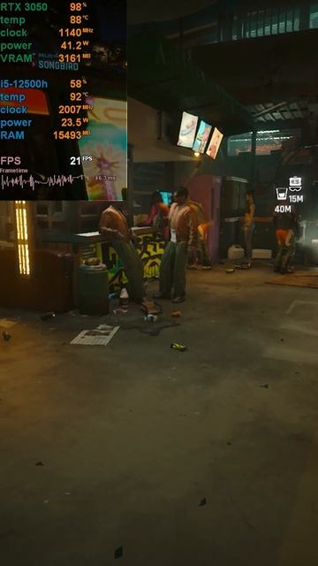 Cyberpunk 2077: Phantom Liberty: RTX 3050 4GB High Settings Performance #rtx3050laptop #benchmark смотреть онлайн