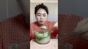 ASMR ICE - SHAVED ICE WITH MATCHA, POWDERED MILK, PASSION FRUIT, CRUNCHY ICE, MATCHA, HARD ICE 🧊