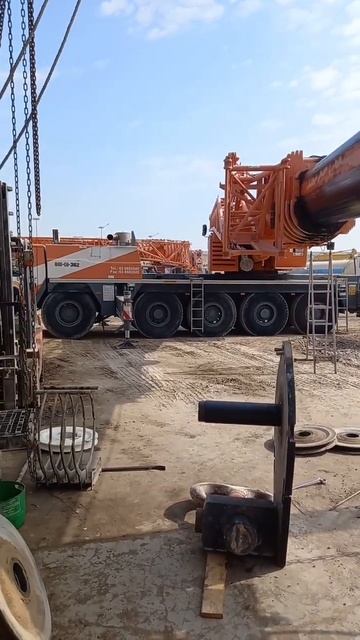 100 tons mobile crane смотреть онлайн