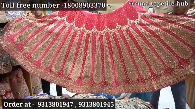 Lehenga Manufacturer & wholesaler in Surat . Biggest mill in Surat.Aruna Textile hub. смотреть онлайн