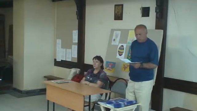 Презентация книги поэта  Боголюбова Александра Александровича в костёле Пятигорска, 29 июля 2012 г