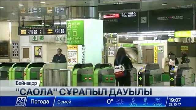 Жапонияда «Саола» дауылынан екі адам зардап шекті смотреть онлайн