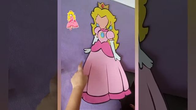 princesa Peach Mario Bros en goma eva смотреть онлайн
