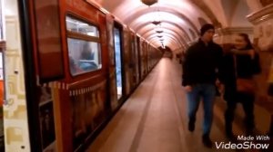 Трио именных поездов на кольцевой линии (2-й ролик)