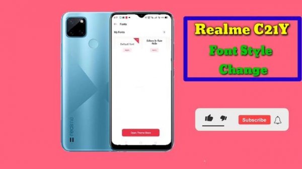 How To Change Font In Realme C21y, Realme C21y Main Font Style Change Keise kare, Tech For Mobile