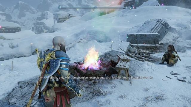 Kratos and Freya share a sweet moment together смотреть онлайн