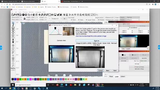 LightBurn Camera Calibration & Alignment Round 2