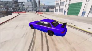 Дрифт-погоня в BEAMNG DRIVE под PHONK.