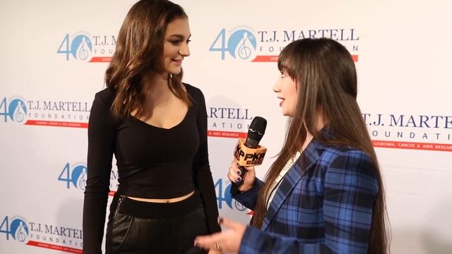 DAYA interview w/ PAVLINA talks her new song HIDE AWAY T. J. Martell Foundation Family Day NY смотреть онлайн
