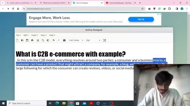 How to earn from home by C2B E-commerce ? смотреть онлайн