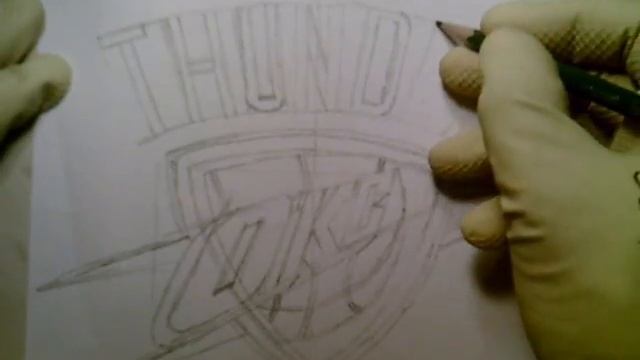 how to draw OKC Oklahoma City Thunder Logo #2 Sign Easy By Step Tutorial Challenge NBA смотреть онлайн