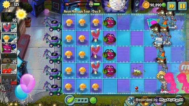 Plants vs. Zombies 2 Walkthrough - Neon Mixtape Tour Day 7, 8, 9 смотреть онлайн