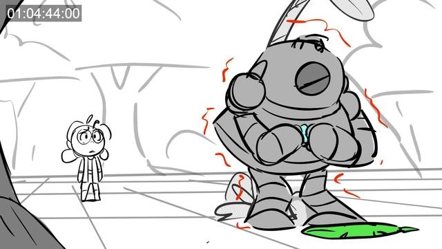 Santiago of the Seas: 'Tina meeting the Robot' Storyboards смотреть онлайн