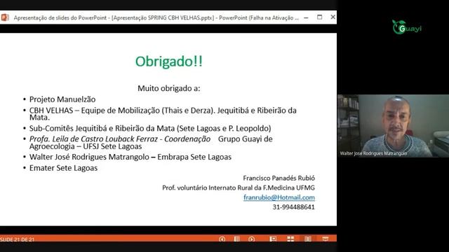 Bioprospecção Da Flora (29o Conversando AGROECOLOGIA Online - Guayi) 03-ago-2021