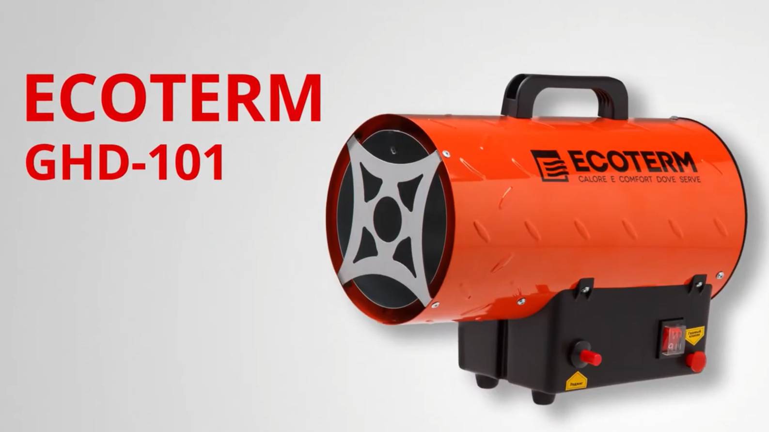 ECOTERM GHD-101 Нагреватель воздуха газовый смотреть онлайн