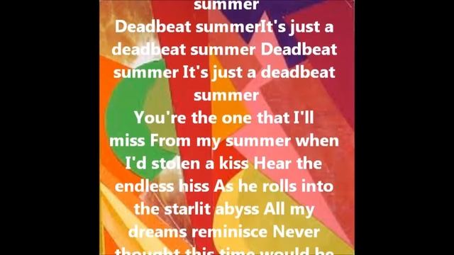 Neon Indian - Deadbeat Summer Karaoke смотреть онлайн