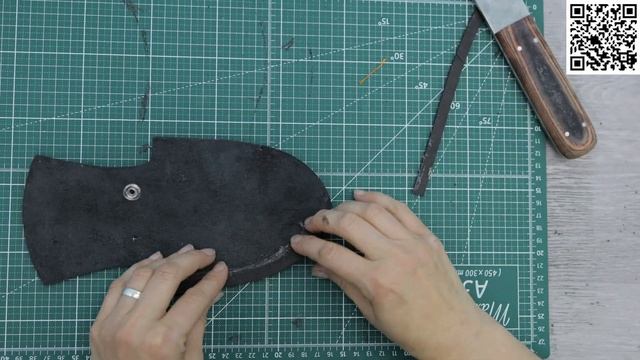 Как делают кожаные ножны в кузнице? 🔥🔪 смотреть онлайн