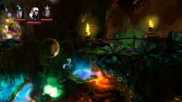 Прохождение с KsK. Trine 2. Часть 5. Окаменелое Дерево. смотреть онлайн