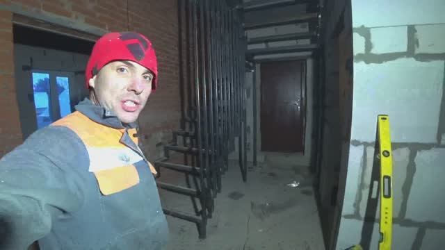 Металлокаркас лестницы на 180 градусов Пермь смотреть онлайн