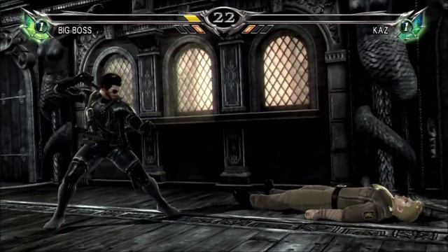 Soulcalibur V MGS V GZ!? PW!? Big Boss vs Kaz смотреть онлайн