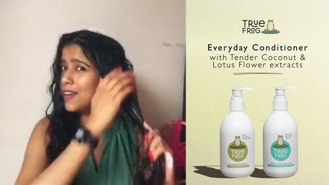True Frog Anti-Dandruff Shampoo and Every day Conditioner for clean scalp and hydrated hair смотреть онлайн