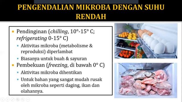 PENGENDALIAN PERTUMBUHAN MIKROBA