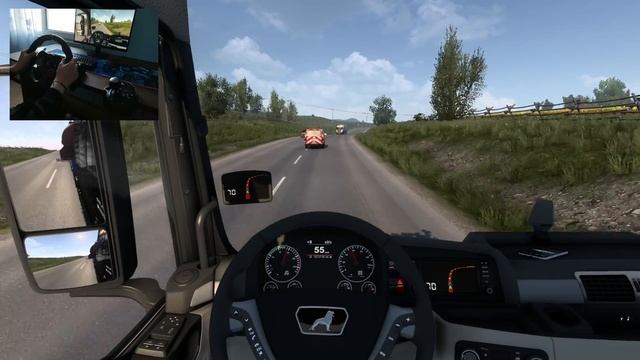 Man TGX | 70 Tons Special Transport | Euro Truck Simulator 2 - Logitech g29 смотреть онлайн