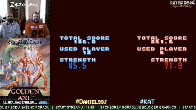 RETRO HRÁČ STREAM - GOLDEN AXE смотреть онлайн