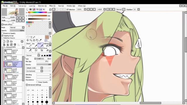 Speed Paint | Original Character by KAYOBI28 #1『SAI』 смотреть онлайн