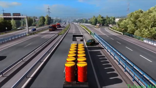 AI Traffic mod--Euro Truck Simulator 2 смотреть онлайн
